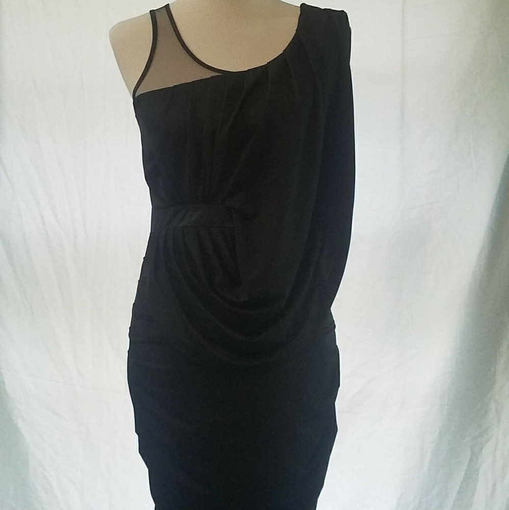 Assymetrical Sexy Black Must Have Dress S 4 6